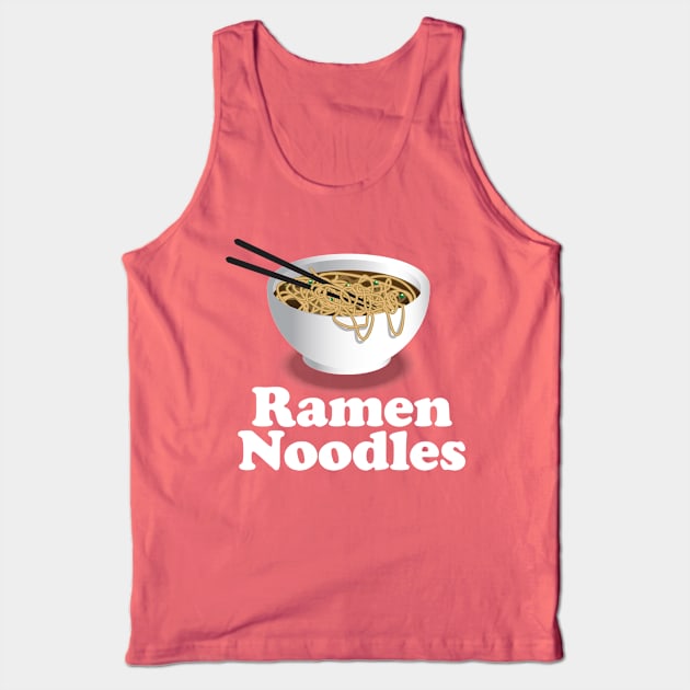 Ramen Noodles - Ramen Noodle Tank Top by Nonstop Shirts